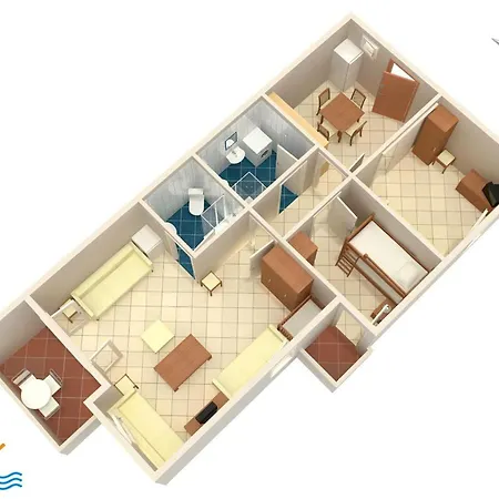 By The Sea Kosljun, Pag - 3321 Appartement *