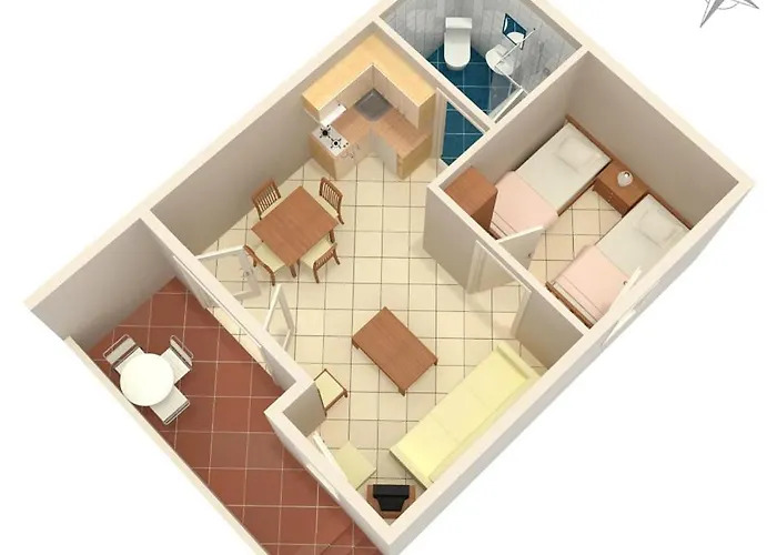 Appartement By The Sea Kosljun, Pag - 3321 Košljun